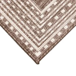 Outdoor Rugs-Kirkland's Home Natural Linear Macy Indoor/Outdoor Area Rug, 6X9 Brown