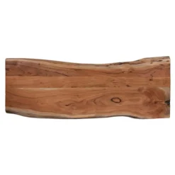 Console Tables-Kirkland's Home Natural Live Edge Hairpin Legs Console Table Tan