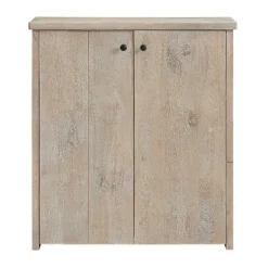 Entryway Furniture-Kirkland's Home Natural Mango Wood Shoe Cubbie
