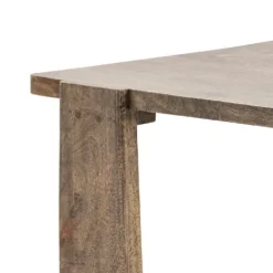 Accent & End Tables-Kirkland's Home Natural Mango Wood T-Base Accent Table