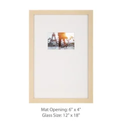 Gallery Wall Frames-Kirkland's Home Natural Offset Mat 4X6 5-Pc. Gallery Wall Set Tan