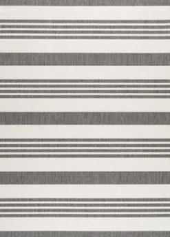 Outdoor Rugs-Kirkland's Home Natural Robin Stripe Outdoor Rug, 5X7 Tan