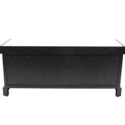Benches & Ottomans-Kirkland's Home Natural Rustic Crate Upholstered Storage Bench White
