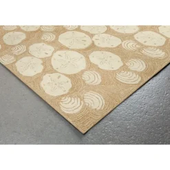 Doormats-Kirkland's Home Natural Sand Dollar Outdoor Mat Tan