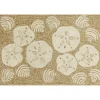 Outdoor Rugs-Kirkland's Home Natural Sand Dollar Outdoor Accent Rug Tan/Ivory