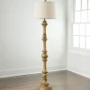 Floor Lamps-Kirkland's Home Natural Savannah Floor Lamp Brown