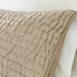 Bedspreads & Coverlets-Kirkland's Home Natural Serene Quilted 3-Pc. Queen Coverlet Set Tan