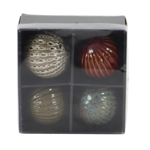 Bowl Filler-Kirkland's Home Natural Shades Ceramic 4-Pc. Orb Filler Set