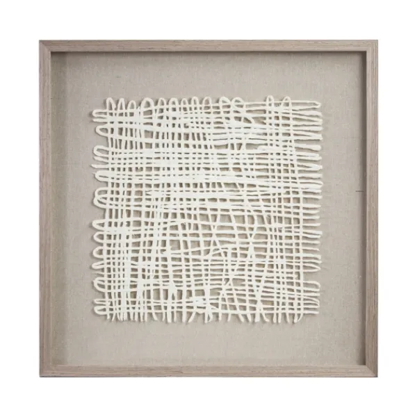 Wall Plaques-Kirkland's Home Natural String Art Wall Plaque Tan
