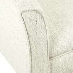 Accent Chairs-Kirkland's Home Natural Textured Barrel Accent Chair Ivory