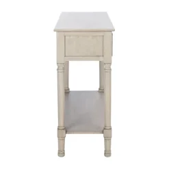 Console Tables-Kirkland's Home Natural Textured 2-Drawer Console Table Tan