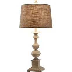 Table Lamps-Kirkland's Home Natural Traditional Farmhouse Table Lamp Tan