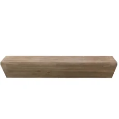 Shelves-Kirkland's Home Natural Wedge Wood Small Floating Shelf
