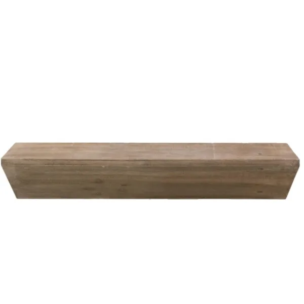 Shelves-Kirkland's Home Natural Wedge Wood Small Floating Shelf