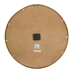 Clocks-Kirkland's Home Natural Wood And Metal Numberless Wall Clock