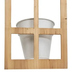 Wall Storage-Kirkland's Home Natural Wood Arch Frame Wall Planter