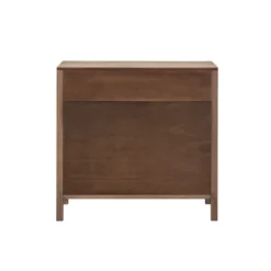 Cabinets & Sideboards-Kirkland's Home Natural Wood 2-Door Cane Webbing Chest Tan