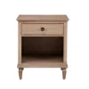 Nightstands-Kirkland's Home Natural Wood 1-Drawer Nightstand