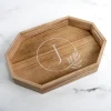 Decorative Trays-Kirkland's Home Natural Wood Monogram J Decorative Tray