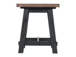 Accent & End Tables-Kirkland's Home Natural Wood Sawhorse Accent Table Tan/Black