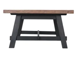 Coffee Tables-Kirkland's Home Natural Wood Sawhorse Coffee Table, 48X32 In. Tan
