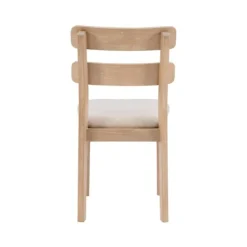 Dining Chairs-Kirkland's Home Natural Wood Slatted Back Dining Chairs, Set Of 2 Gray