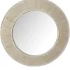 Framed Mirrors-Kirkland's Home Natural Wood Whitewash Round Frame Mirror