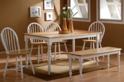 Dining Chairs-Kirkland's Home Natural Wooden Dining Chairs, Set Of 2 White
