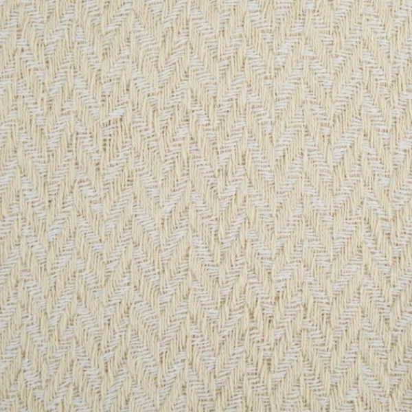 Blankets & Throws-Kirkland's Home Natural Woven Zig Zag Throw Ivory