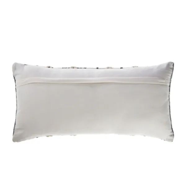 Pillows-Kirkland's Home Navy And White Braided Accent Pillow Blue