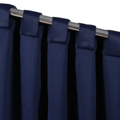 Curtains & Drapes-Kirkland's Home Navy Back Tab Blackout Curtain Panel Set, 63 In. Blue