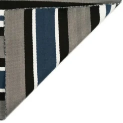 Outdoor Rugs-Kirkland's Home Navy Bold Stripe Indoor/Outdoor Area Rug, 7X9 Blue/Gray