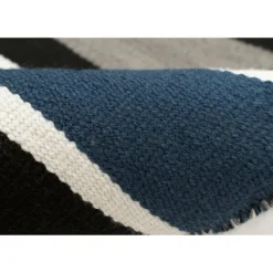 Outdoor Rugs-Kirkland's Home Navy Bold Stripe Indoor/Outdoor Area Rug, 7X9 Blue/Gray