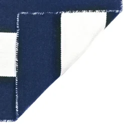 Outdoor Rugs-Kirkland's Home Navy Cabana Stripe Indoor/Outdoor Area Rug, 5X7 Blue/White