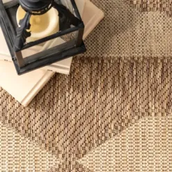 Outdoor Rugs-Kirkland's Home Navy Caden Outdoor Area Rug, 5X7 Blue/White