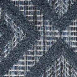 Outdoor Rugs-Kirkland's Home Navy Diamond Indoor/Outdoor Area Rug, 5X7 Blue