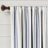 Curtains & Drapes-Kirkland's Home Navy Farmhouse Stripe Curtain Panels, Set Of 2 White/Blue