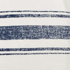 Blankets & Throws-Kirkland's Home Navy Farmhouse Stripe Throw Blue