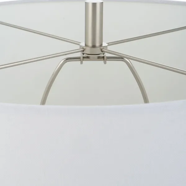 Table Lamps-Kirkland's Home Navy Glazed Ceramic Table Lamp White