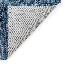 Outdoor Rugs-Kirkland's Home Navy Intertwine Indoor/Outdoor Area Rug, 4X7 Blue