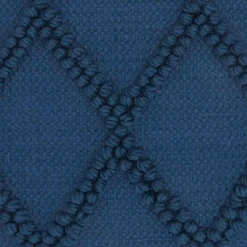 Pillows-Kirkland's Home Navy Knotted Lattice Throw Pillows, Set Of 2 Blue