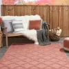 Outdoor Rugs-Kirkland's Home Navy Linear Macy Indoor/Outdoor Area Rug, 6X9 Blue