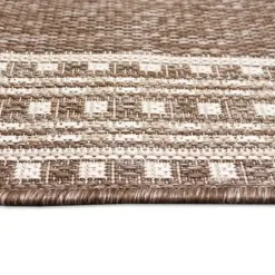 Outdoor Rugs-Kirkland's Home Navy Linear Macy Indoor/Outdoor Area Rug, 7X9 Blue