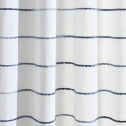 Curtains & Drapes-Kirkland's Home Navy Ombre Stripe Curtain Panel Set, 84 In. Blue/White