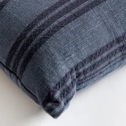 Pillows-Kirkland's Home Navy Providence Stripe Pillow Blue