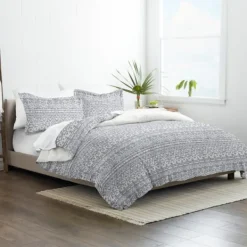 Duvets-Kirkland's Home Navy Rustic 3-Pc. King Duvet Cover Set Blue/White