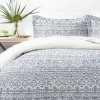 Duvets-Kirkland's Home Navy Rustic 3-Pc. Queen Duvet Cover Set Blue/White