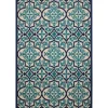 Outdoor Rugs-Kirkland's Home Navy Trellis Outdoor Area Rug, 7X10 Tan/Black/Blue