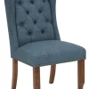Dining Chairs-Kirkland's Home Navy Tufted Jenna Dining Chair Blue