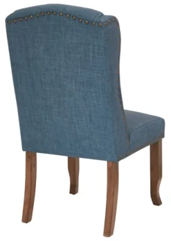 Dining Chairs-Kirkland's Home Navy Tufted Jenna Dining Chair Blue
